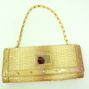 Authentic Gianni Versace Python Clutch/Purse